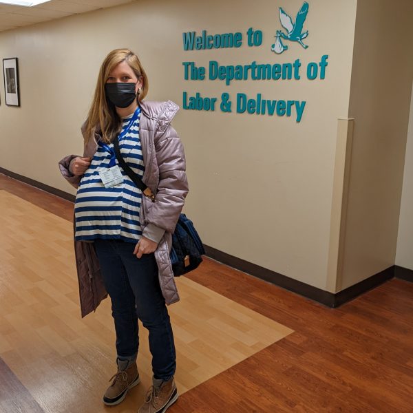 Victoria Barany Nunez - Day 3 - At MHS L&D before baby
