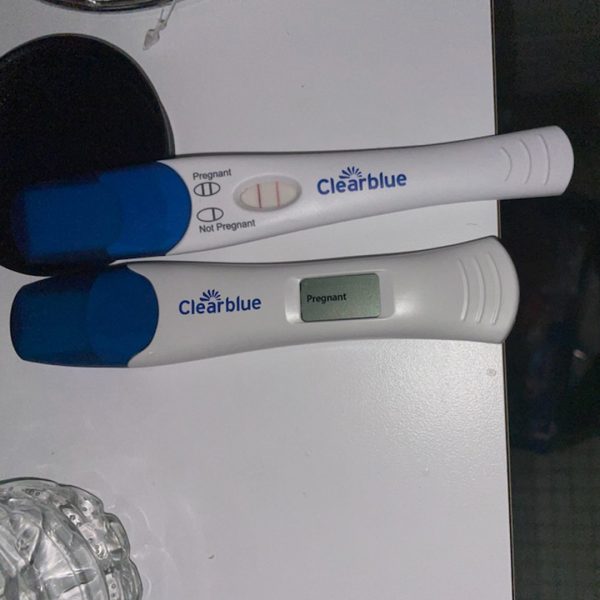 Carlissa Pierce - Day 1 - Pregnancy test results