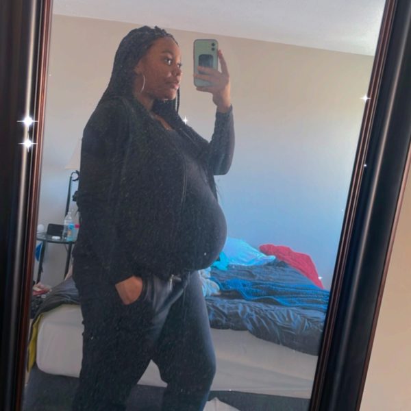 Carlissa Pierce - Day 2 - pregnancy selfie
