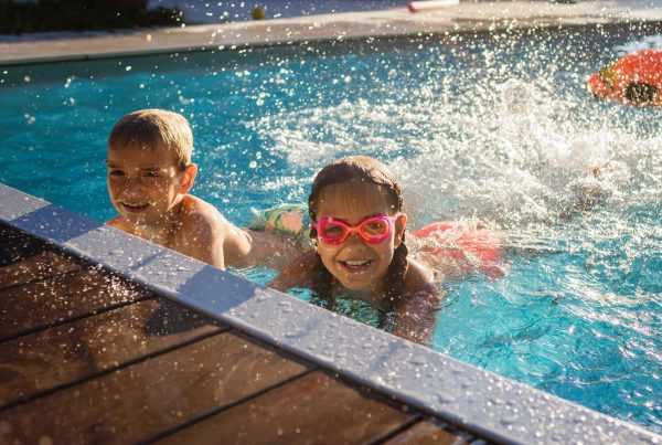 kids swimming