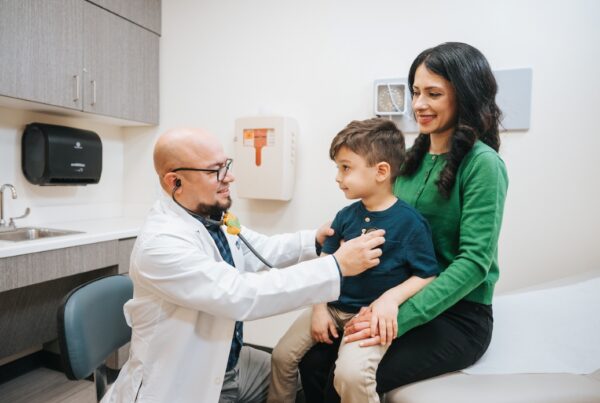 Jose Torres, MD with patients