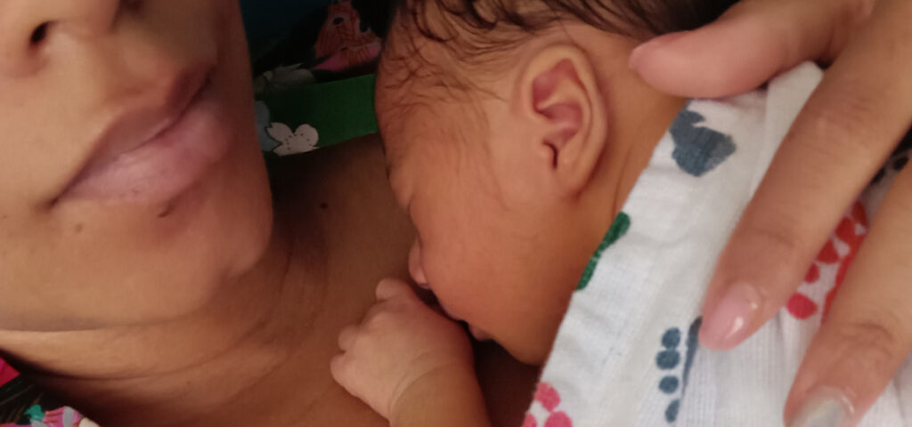 Arleen Crider and Baby Arlo