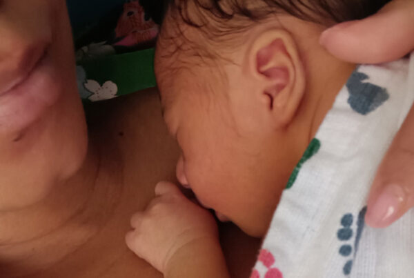 Arleen Crider and Baby Arlo