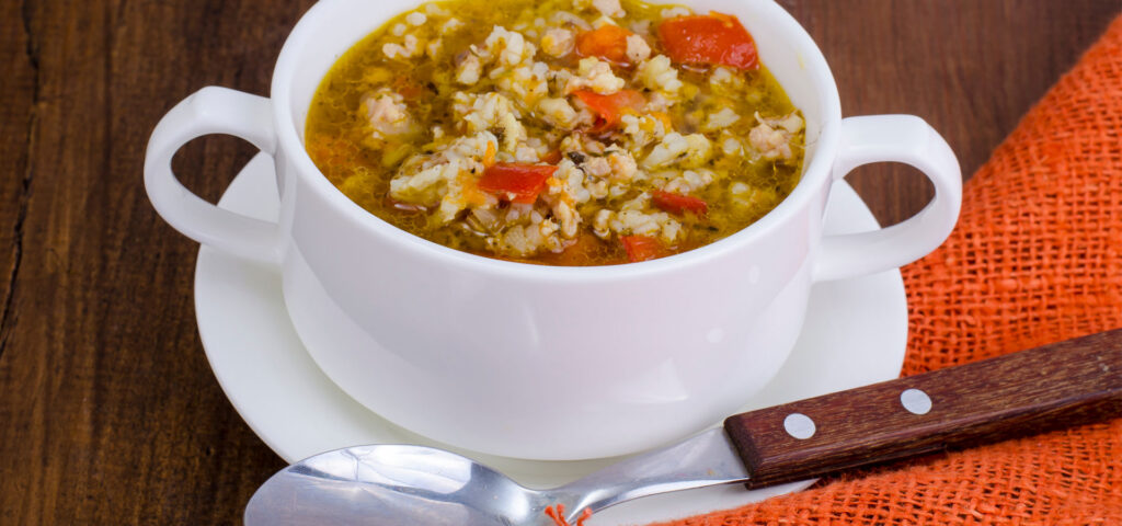 chicken rice soup