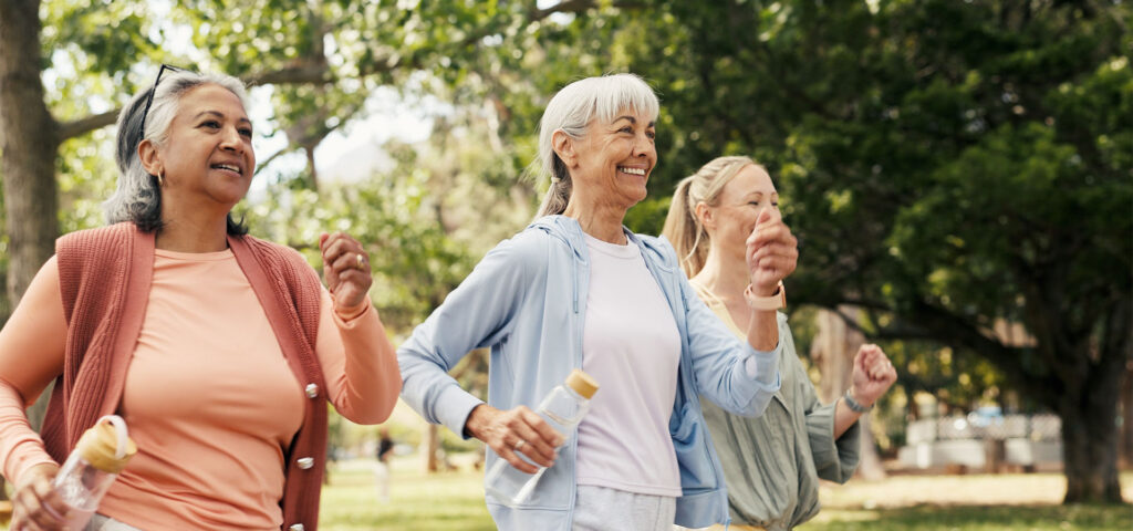 women walking