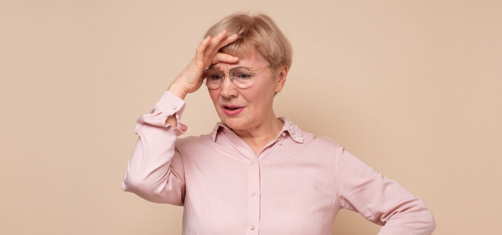woman confused and forgetful