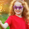 young girl with sparkler