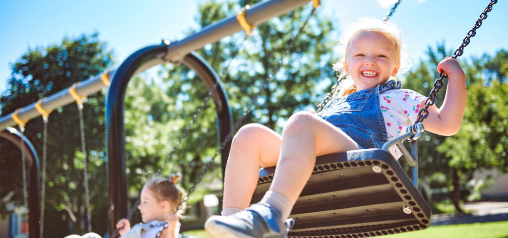 kids playing outdoors