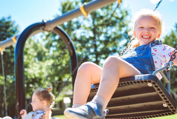 kids playing outdoors