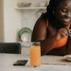 weight loss surgery, woman eating healthy salad
